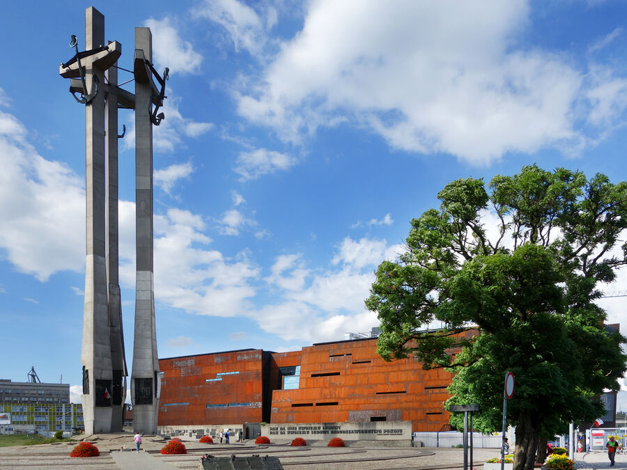 Du lịch Châu Âu tự túc - Du lịch Ba Lan tự túc - Solidarity Center, Gdańsk Du lịch Châu Âu tự túc - Du lịch Ba Lan tự túc - Solidarity Center, Gdańsk
