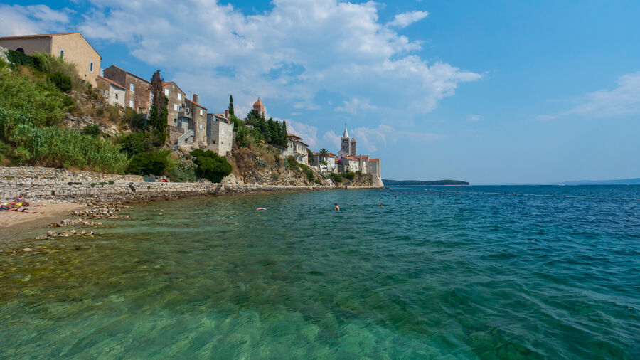 Du lịch Châu Âu tự túc - Du lịch Croatia tự túc - Kvarner Gulf, Rab Beach Du lịch Châu Âu tự túc - Du lịch Croatia tự túc - Kvarner Gulf, Rab Beach