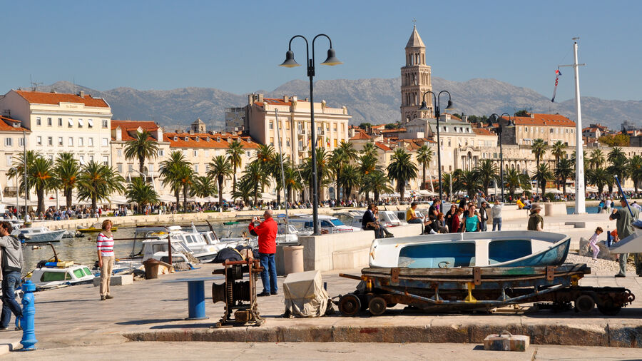 Du lịch Châu Âu tự túc - Du lịch Croatia tự túc - Fisherman's Port Boats, Split Du lịch Châu Âu tự túc - Du lịch Croatia tự túc - Fisherman's Port Boats, Split