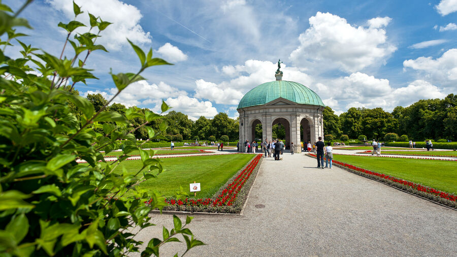Du lịch Đức - Thành phố Munich - Vườn của Dinh thự Residenz, Munich